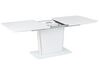 Mesa de jantar extensível branca 160/200 x 90 cm SUNDS_821115