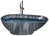 Fekete márványhatású szabadon álló fürdőkád 170 x 80 cm RIOJA_809414