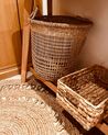 Set of 3 Water Hyacinth Baskets Natural MINNOW_853880