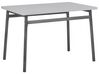 Jedálenská súprava stola a 4 stoličiek sivá/čierna VELDEN_785963