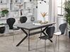 Rozkladací jedálenský stôl 140/180 x 80 cm sivá/čierna BENSON_790576