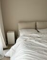 Łóżko welurowe 160 x 200 cm różowe MELLE_861764