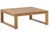 Table basse de jardin 90 x 75 cm bois clair TIMOR II_905775