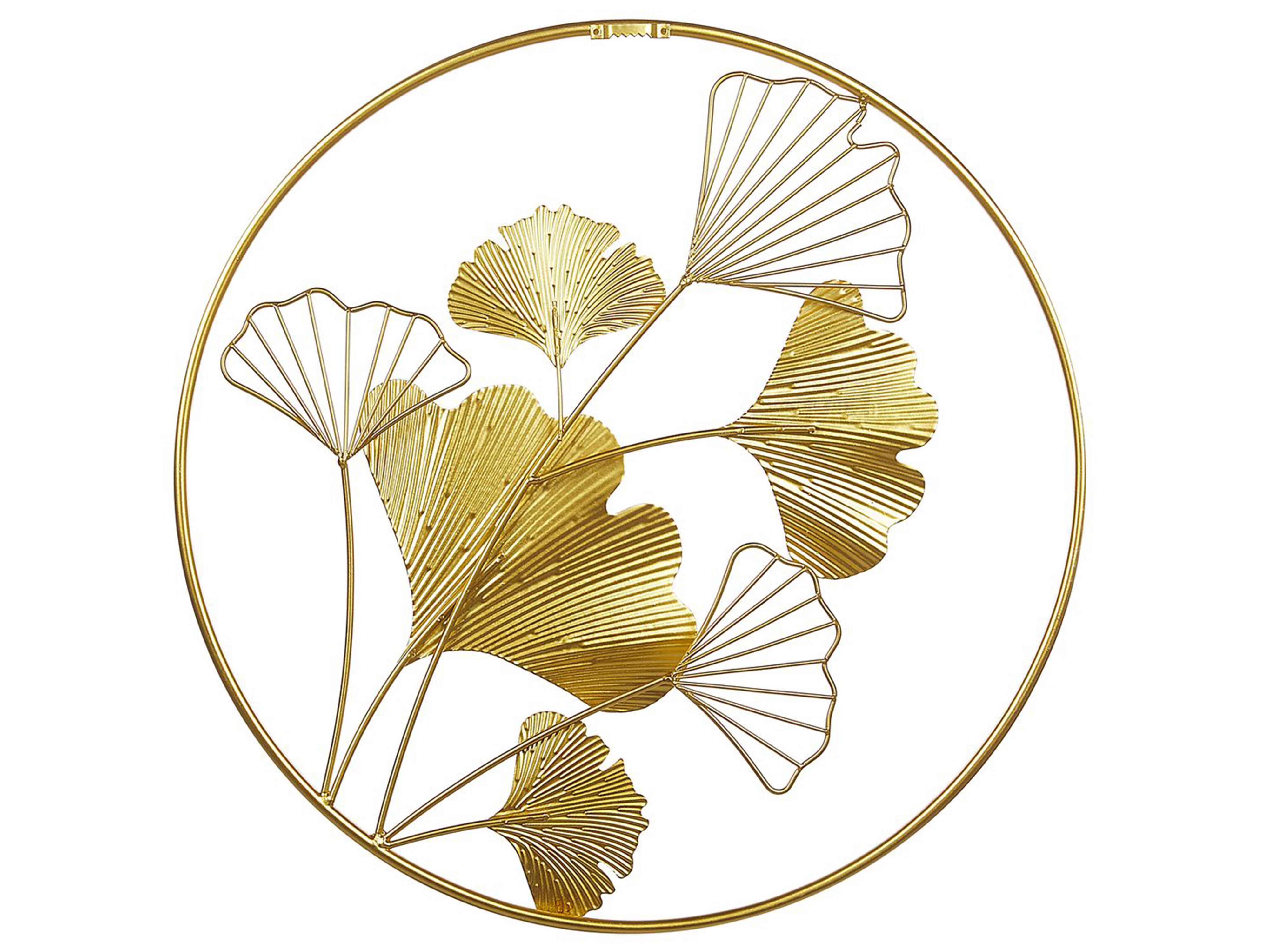 Dekoracja ścienna złota BISMUTH