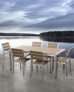 Ruskea puutarhatuoli 6 kpl VERNIO Ruskea puutarhatuoli 6 kpl VERNIO