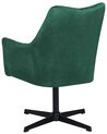 Fotel welurowy zielony VAKSALA_745321