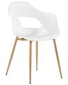 Set of 2 Dining Chairs White UTICA_775312