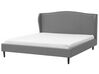 Fabric EU Super King Size Bed Grey COLMAR_675958
