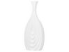 Dekoratívna keramická váza 39 cm biela THAPSUS_734296