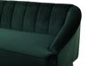 3-istuttava sohva samettinen vihreä ALSVAG_732190