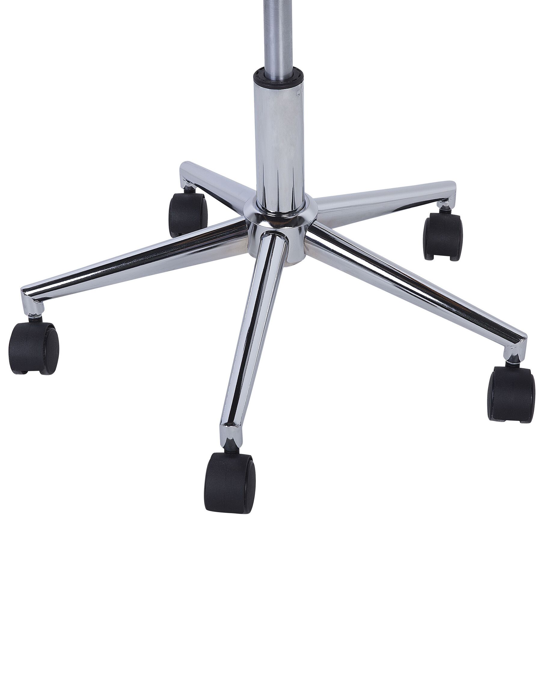 Faux Leather Armless Desk Chair Golden Brown MARIBEL Beliani.co.uk