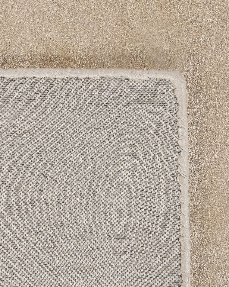 Viscose Area Rug 160 x 230 cm Beige GESI II Beliani.co.uk