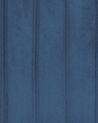 Fauteuil en velours bleu VARBERG_747119