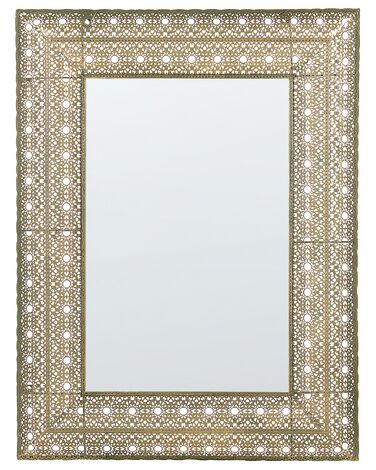 Specchio da muro 69 x 90 cm oro DEHRADUN