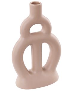 Kukkamaljakko posliini beige 28 cm KOZANI