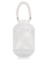 Decorative Lantern Metal White CORON_724225