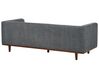 3 Seater Fabric Sofa Dark Grey SKAULE_886997