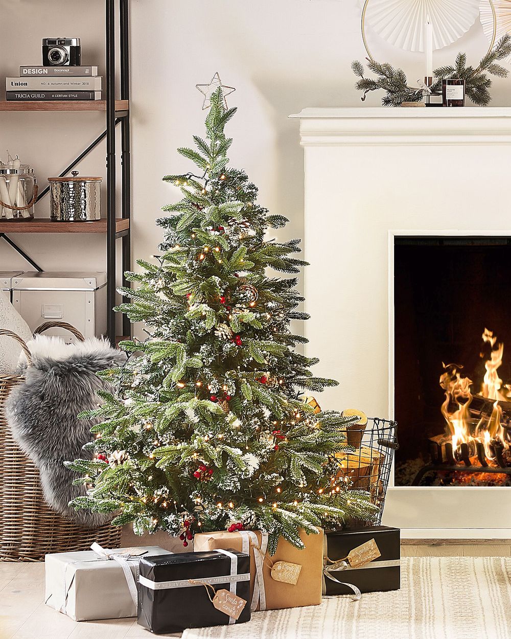 Decoration De Noel Effet Givre Sapin De Noel Artificiel Effet Givre Avec Decorations 120 Cm Vert Denali Beliani Fr Decoration De Noel Effet Givre Sapin De Noel Artificiel Effet Givre Avec Decorations 120 Cm Vert Denali Beliani Fr