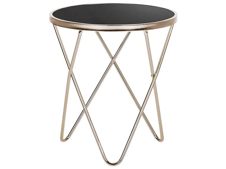 Side Table Black with Gold MERIDIAN II_758981