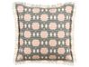 Set of 2 Cushions Geometric Pattern 60 x 60 cm Multicolour DIANTHUS_877739