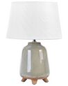 Tafellamp keramiek grijs FAJARDO_844129