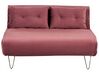 Sofa Set Samtstoff rosa 3-Sitzer VESTFOLD _851636