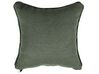 Left Hand Boucle Chaise Lounge Dark Green CHEVANNES_877230