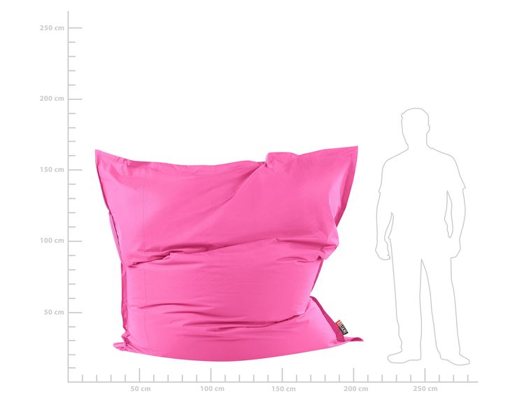 Extra Large Bean Bag 180 x 230 cm Pink FUZZY ex Factury at Fair Price