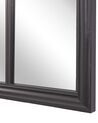 Metal Window Wall Mirror 62 x 113 cm Black TRELLY_819026