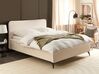 Boucle EU King Size Bed Cream VALOGNES_909809