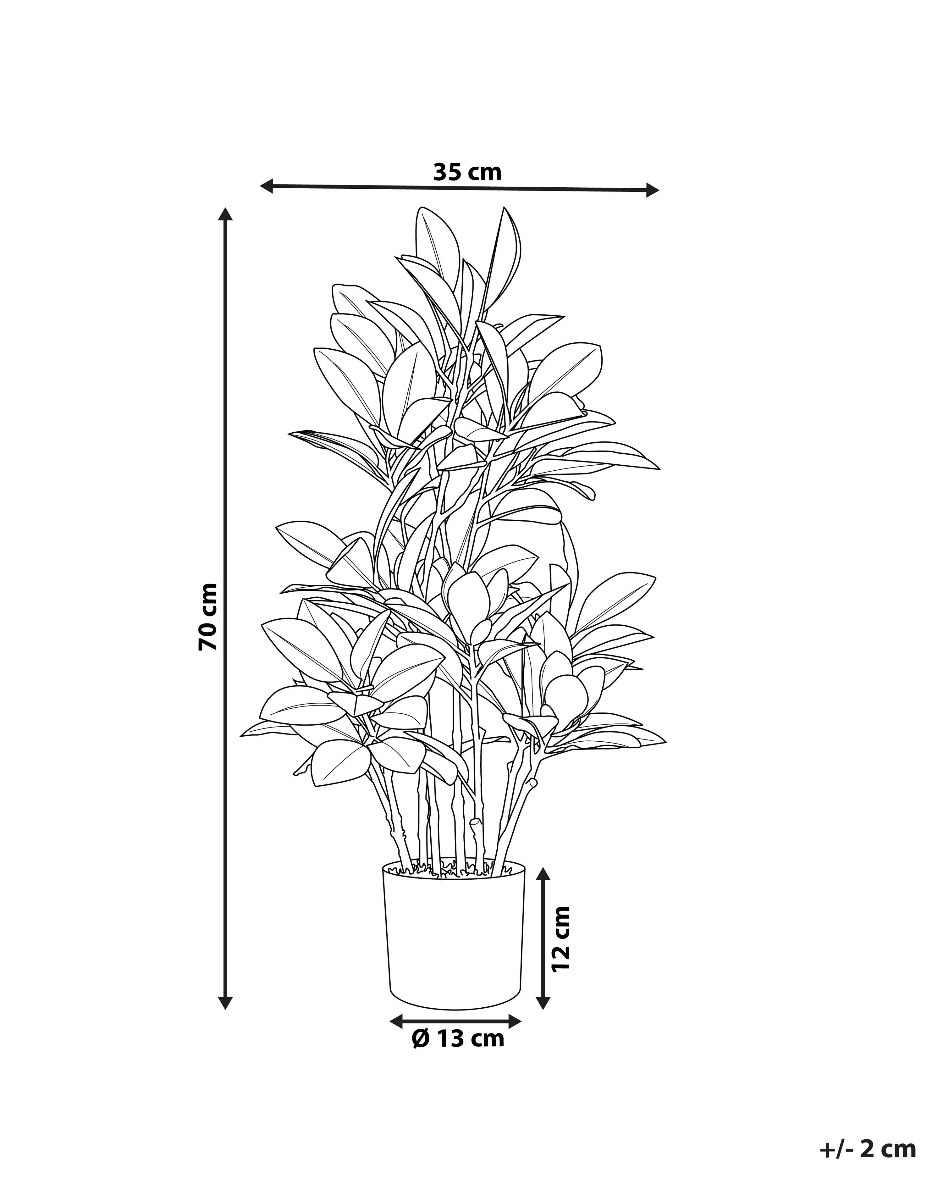 Artificial Potted Plant 70 cm MAGNOLIA Beliani.co.uk