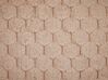 Set di 2 cuscini pelliccia sintetica sabbia 43 x 43 cm PURSLANE_856309