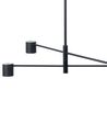 Lampe suspension en métal noir à 4 LED BANDON_847530
