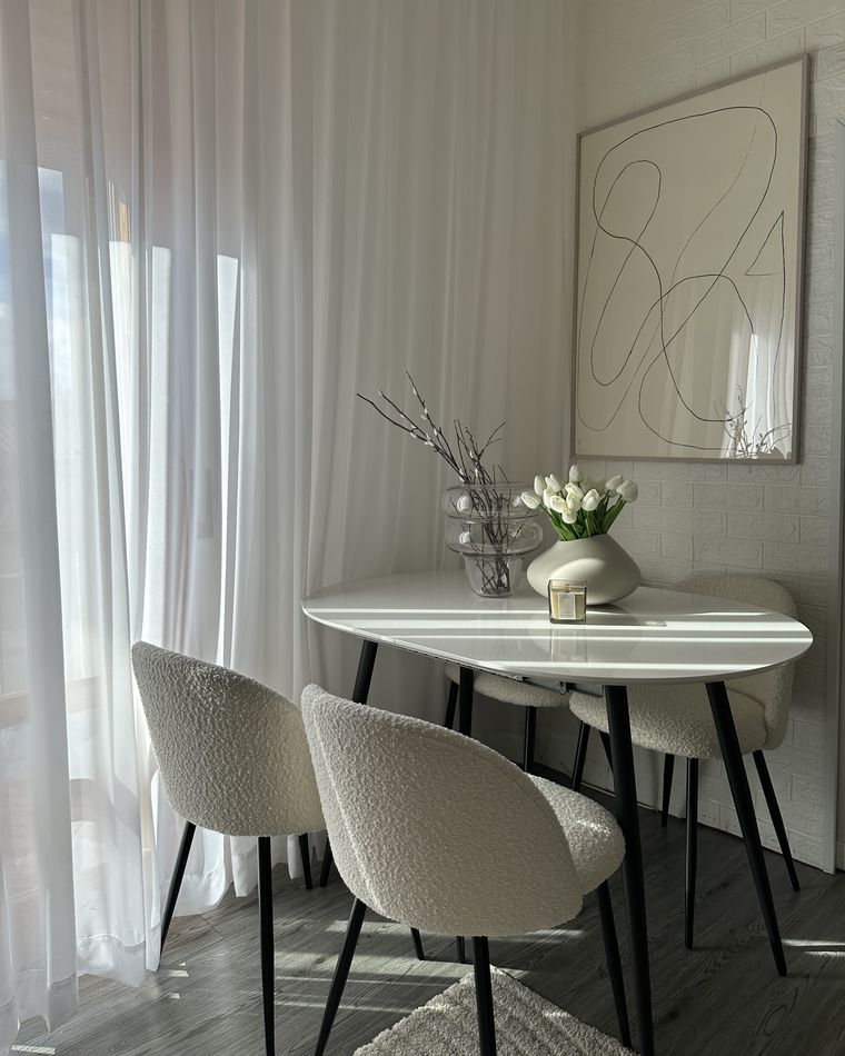 Extending Dining Table 120/160 x 80 cm White STAVERTON | Beliani.at