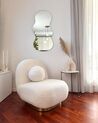 Boucle Armless Chair White LOVIISA_901585