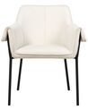 Fabric Accent Chair Cream ARLA_876831