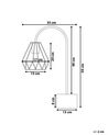 Metal Table Lamp Copper MOONI_776833