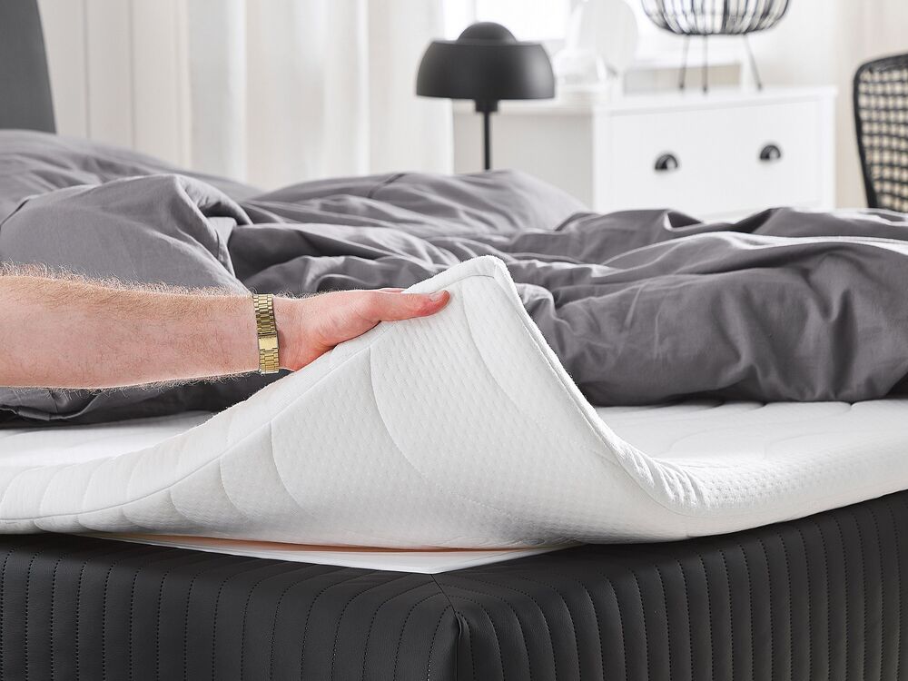 boxspring kunstleer zwart 140 x 200 cm madame gratis levering