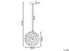Metal Pendant Lamp Copper LEMME_684211