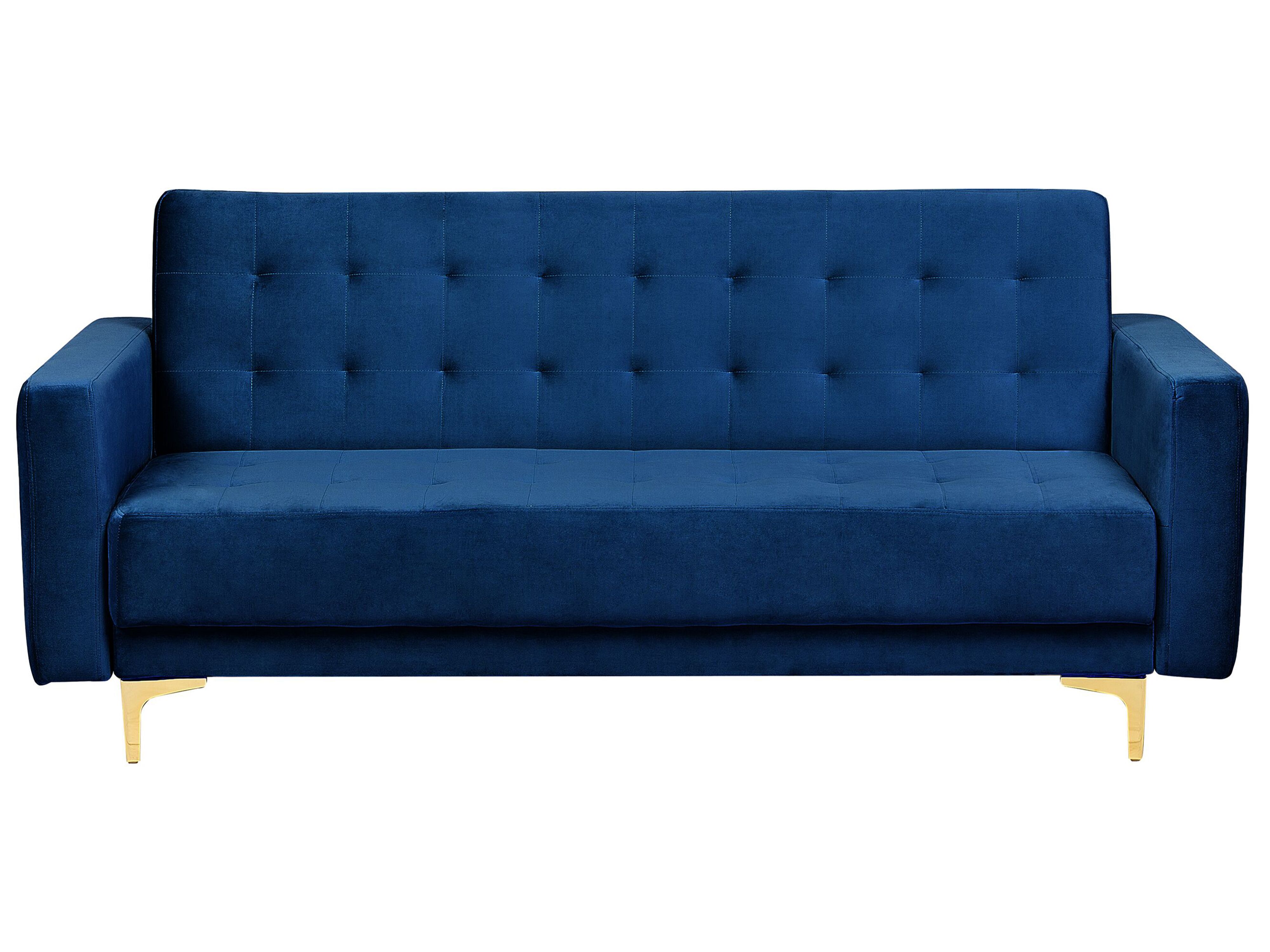 Modular Velvet Living Room Set Navy Blue ABERDEEN Beliani.co.uk