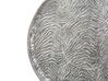 Tablett Metall silber mit Wellenverzierungen ø 50 cm KITNOS_787632