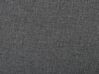 Polsterbett Leinenoptik grau Lattenrost 180 x 200 cm ALBI_725928