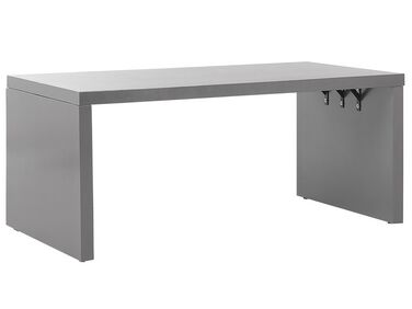 Concrete Garden Dining Table U Shape 180 x 90 cm Grey TARANTO