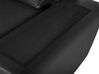 2 Seater Faux Leather Sofa  Black VOGAR_676515