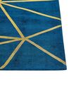 Dywan z wiskozy 80 x 150 cm niebieski HAVZA_806546