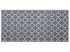 Venkovní šedý oboustranný  koberec 90x180 cm SURAT_716310