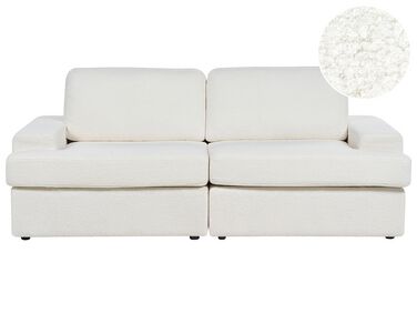 3 personers sofa hvid bouclé ALLA