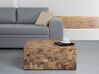Mesa de centro de madera de teca clara 80 x 80 cm GAMBO_327420