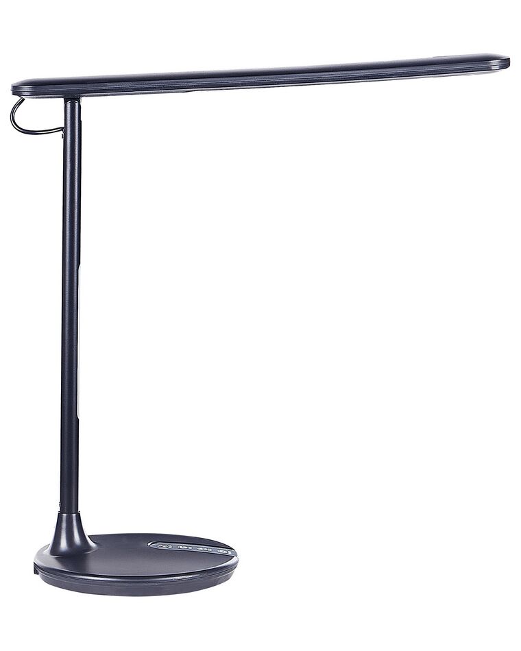 Lampada da tavolo LED metallo nero 38 cm DRACO_855040