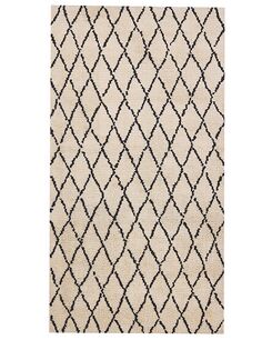 Matto beige/musta 80 x 150 cm MIDYAT Matto beige/musta 80 x 150 cm MIDYAT